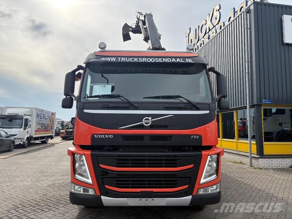 Volvo FM 420 + HMF 1643 Z2---2X EXT. + TIPPER + 2X STEER شاحنات الرافعات الخطافية