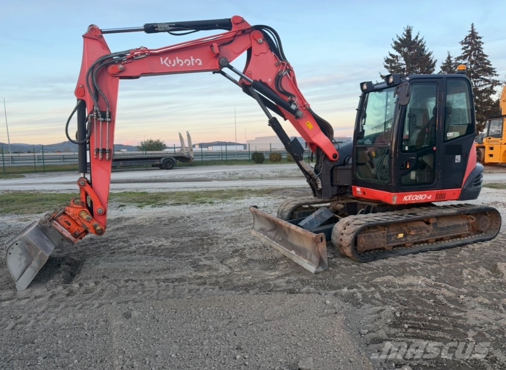 Kubota KX 080-4 Midi bagri 7t – 12t