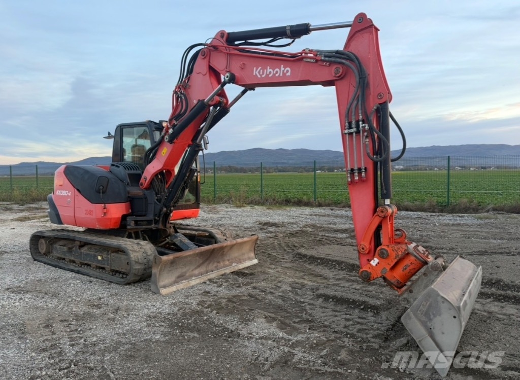Kubota KX 080-4 Midi bagri 7t – 12t