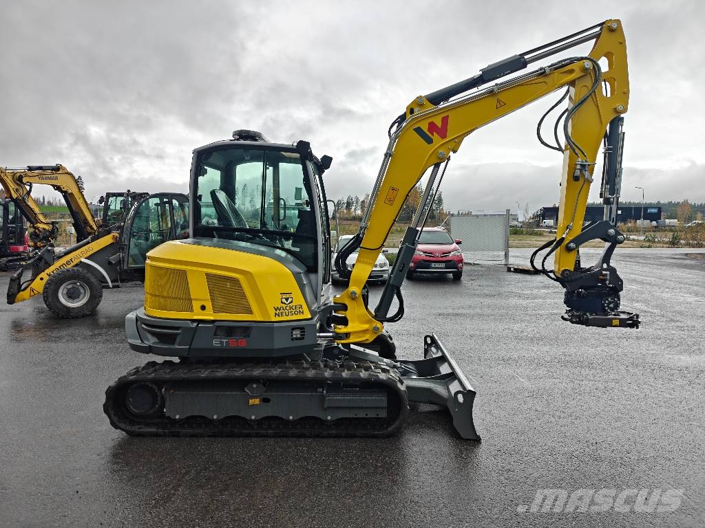 Wacker Neuson ET 58 Mini ekskavatörler, 7 tona dek