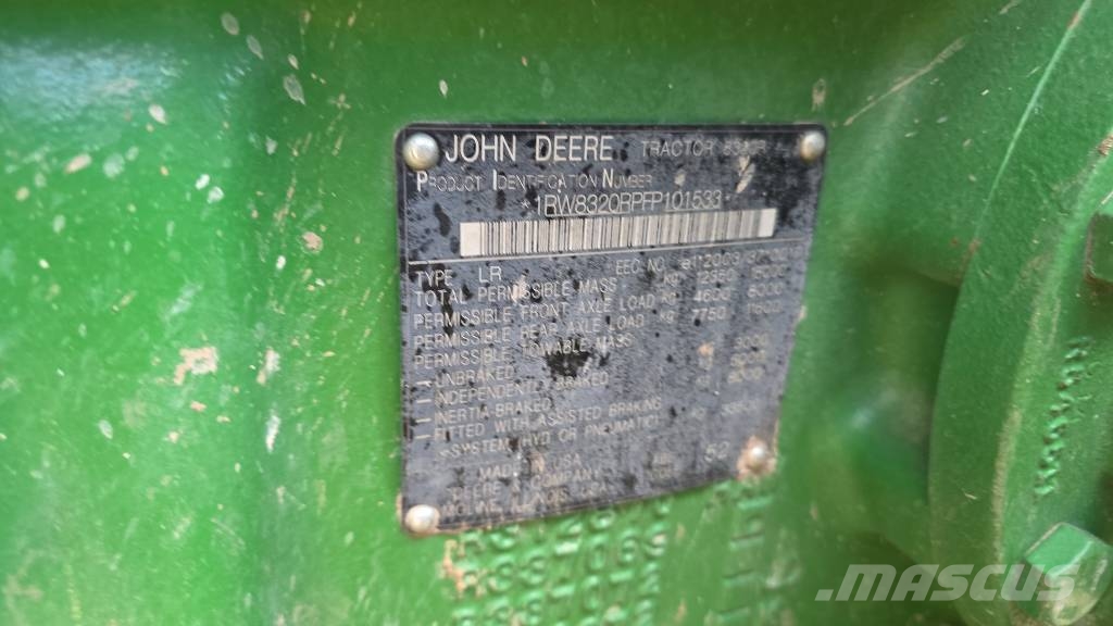 John Deere 8320 R Traktorid