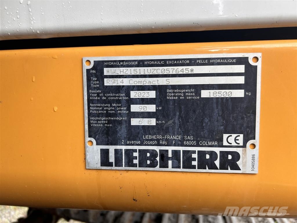Liebherr R 914 Compact Litronic Pelle sur chenilles