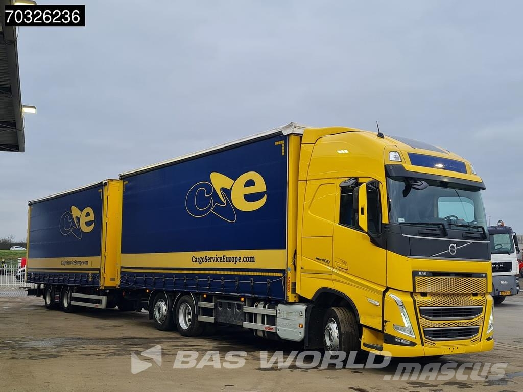 Volvo FH 460 6X2 LNG Engine Curtainsider Sliding roof I- Elhúzható ponyvás