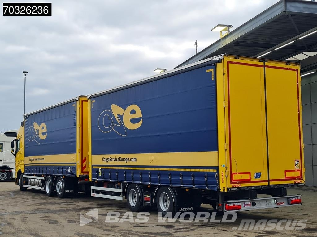Volvo FH 460 6X2 LNG Engine Curtainsider Sliding roof I- Elhúzható ponyvás