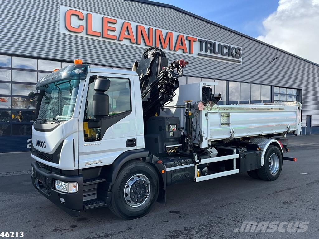 Iveco Eurocargo ML190EL32 Euro 6 Hiab 16 Tonmeter laadkr Самоскиди