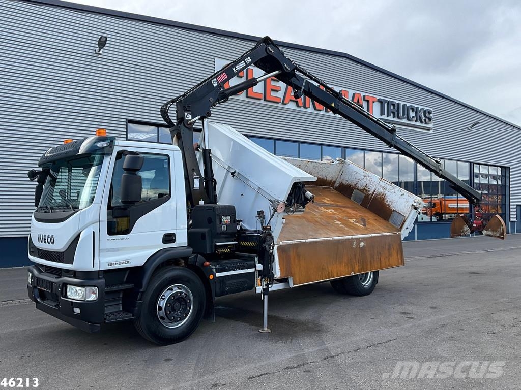 Iveco Eurocargo ML190EL32 Euro 6 Hiab 16 Tonmeter laadkr Самоскиди