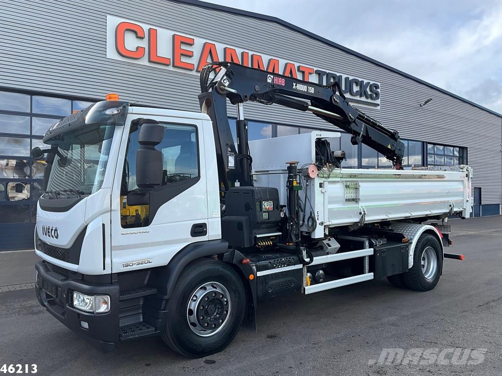 Iveco Eurocargo ML190EL32 Euro 6 Hiab 16 Tonmeter laadkr Самоскиди