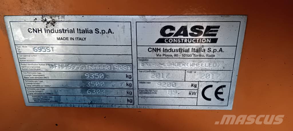 CASE 695 ST Backhoe loaders