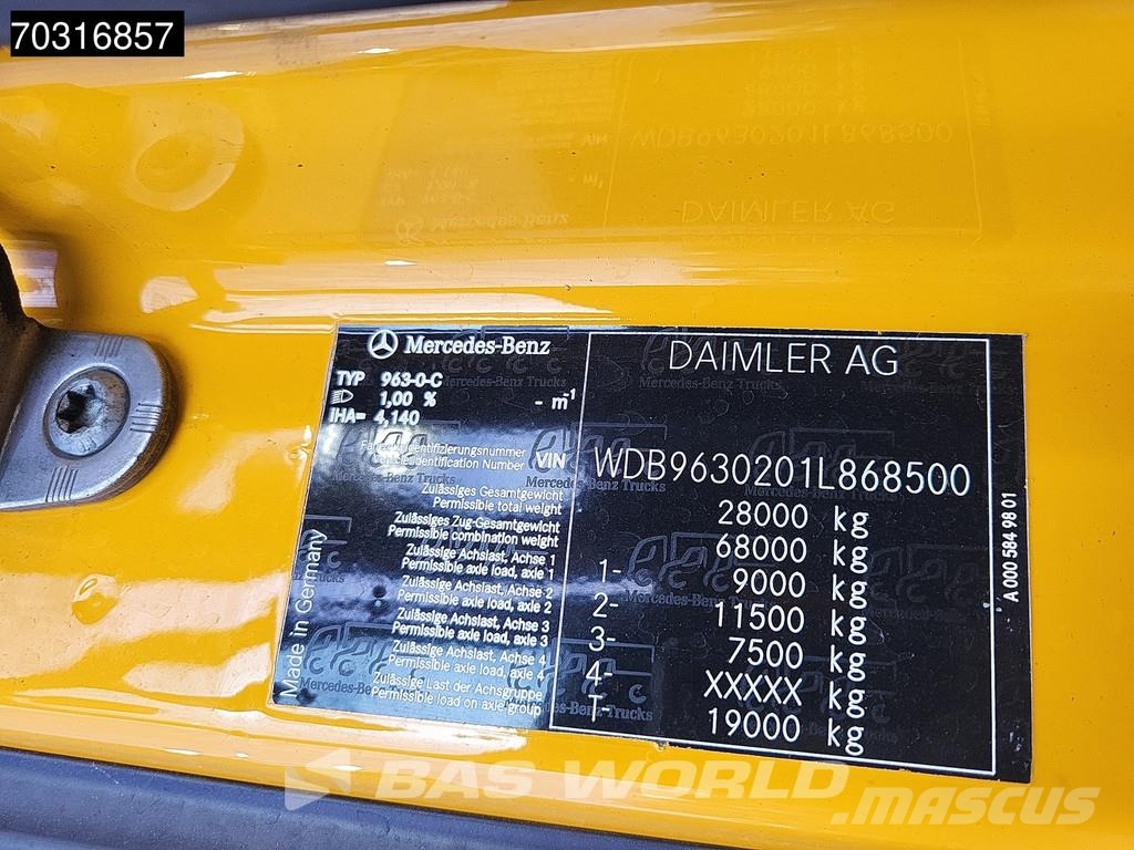 Mercedes-Benz Actros 2563 Actros 6X2 Machine transporter Lift+St Trasportatore per veicoli