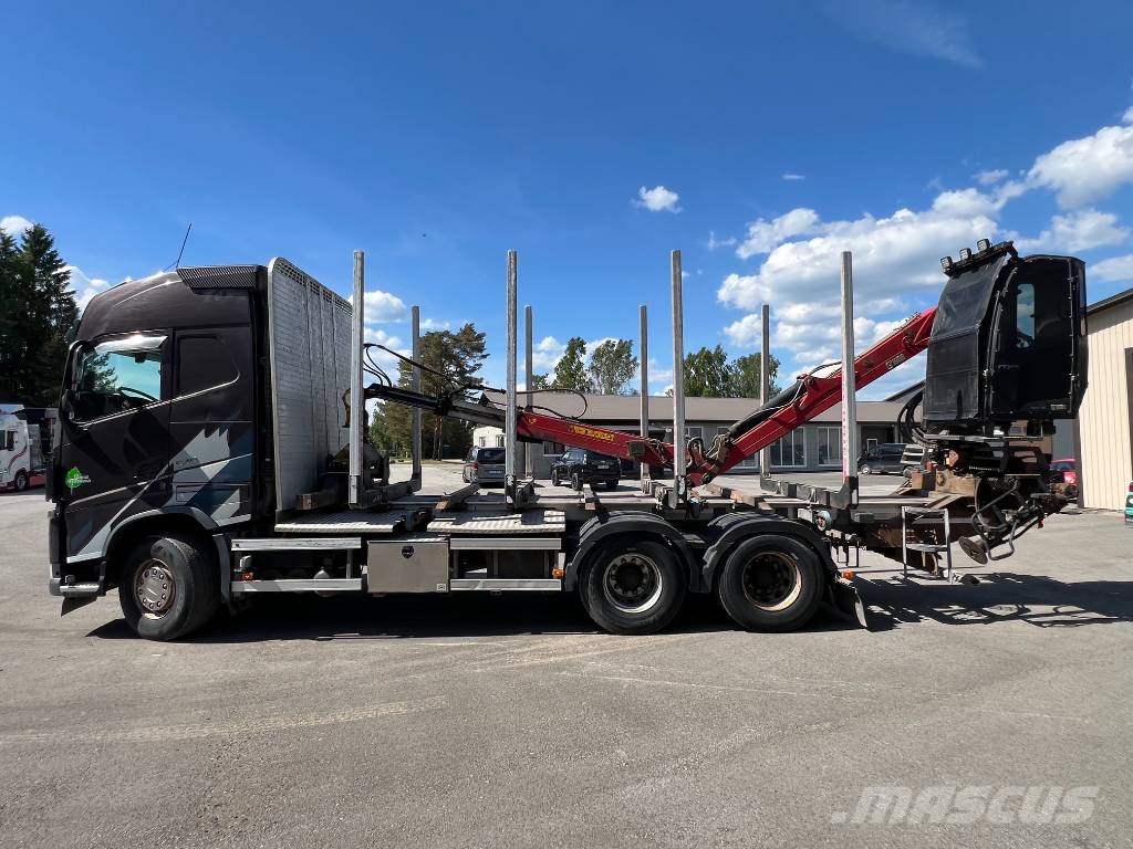 Volvo FH 540 6X4 HIAB 96ST 97 Kokvedēji