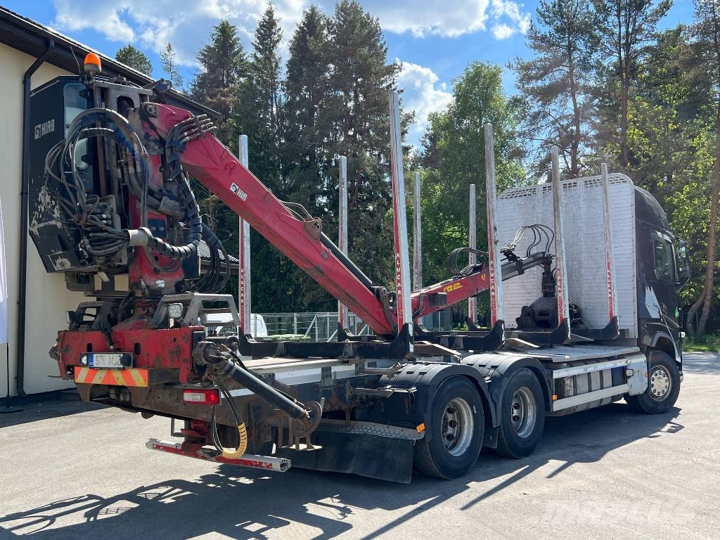 Volvo FH 540 6X4 HIAB 96ST 97 Kokvedēji