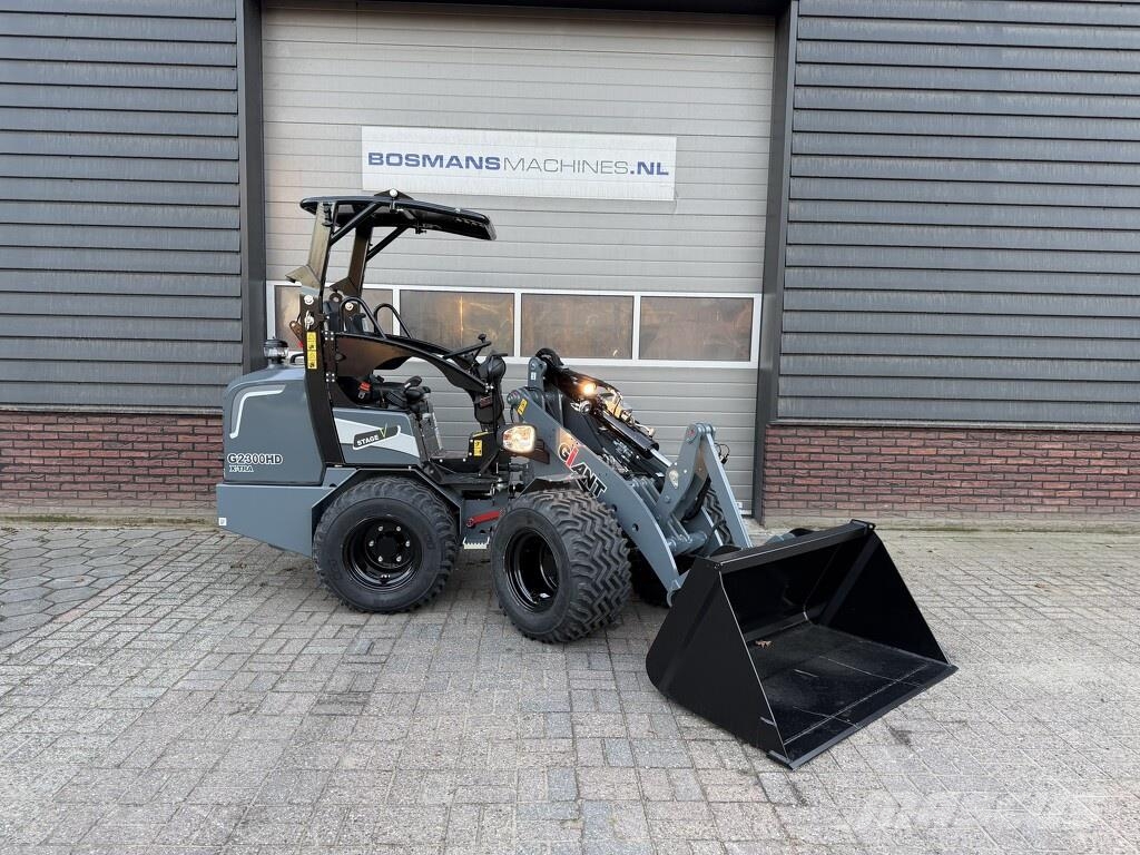 GiANT G2300 X-TRA HD minishovel NIEUW grijs 轮式装载机