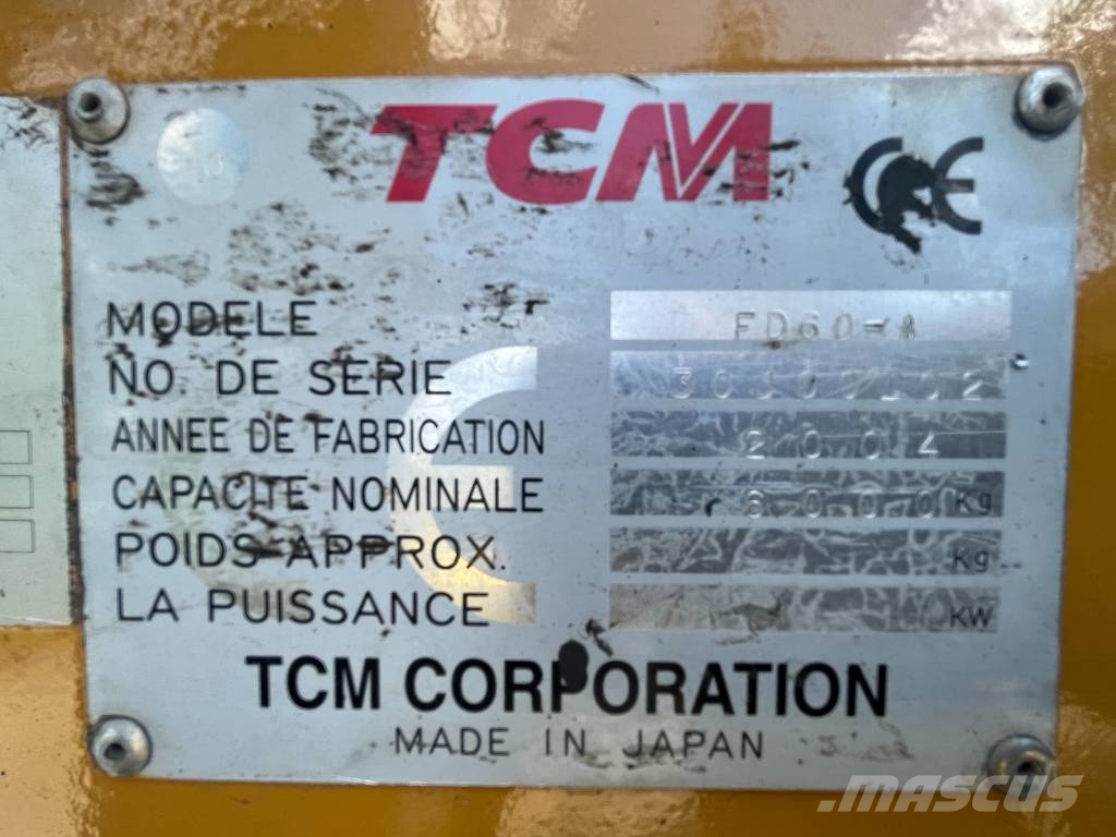TCM FD60-9 V-2294 OB ディーゼル・軽油