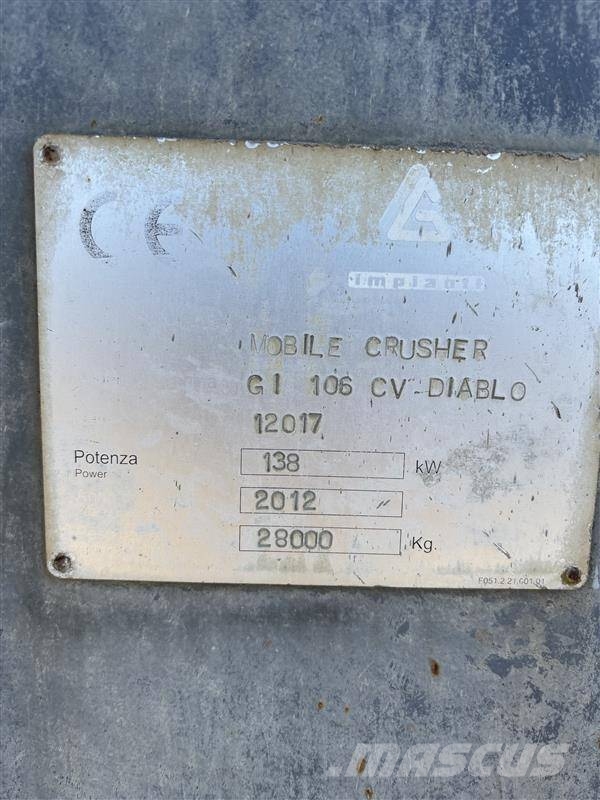 Gasparin Impianti GI 106CV Diablo Mobile Brecher