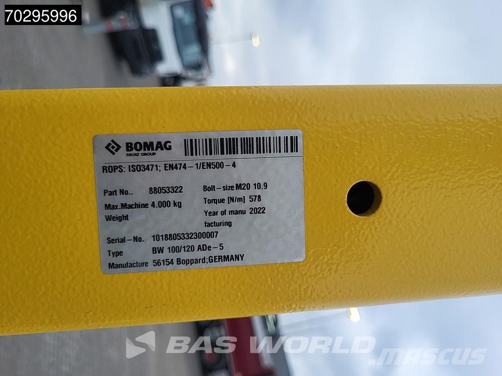 Bomag BW100 ADe-5 ELECTRIC - CE-CERTIFIED Rodillos de doble tambor