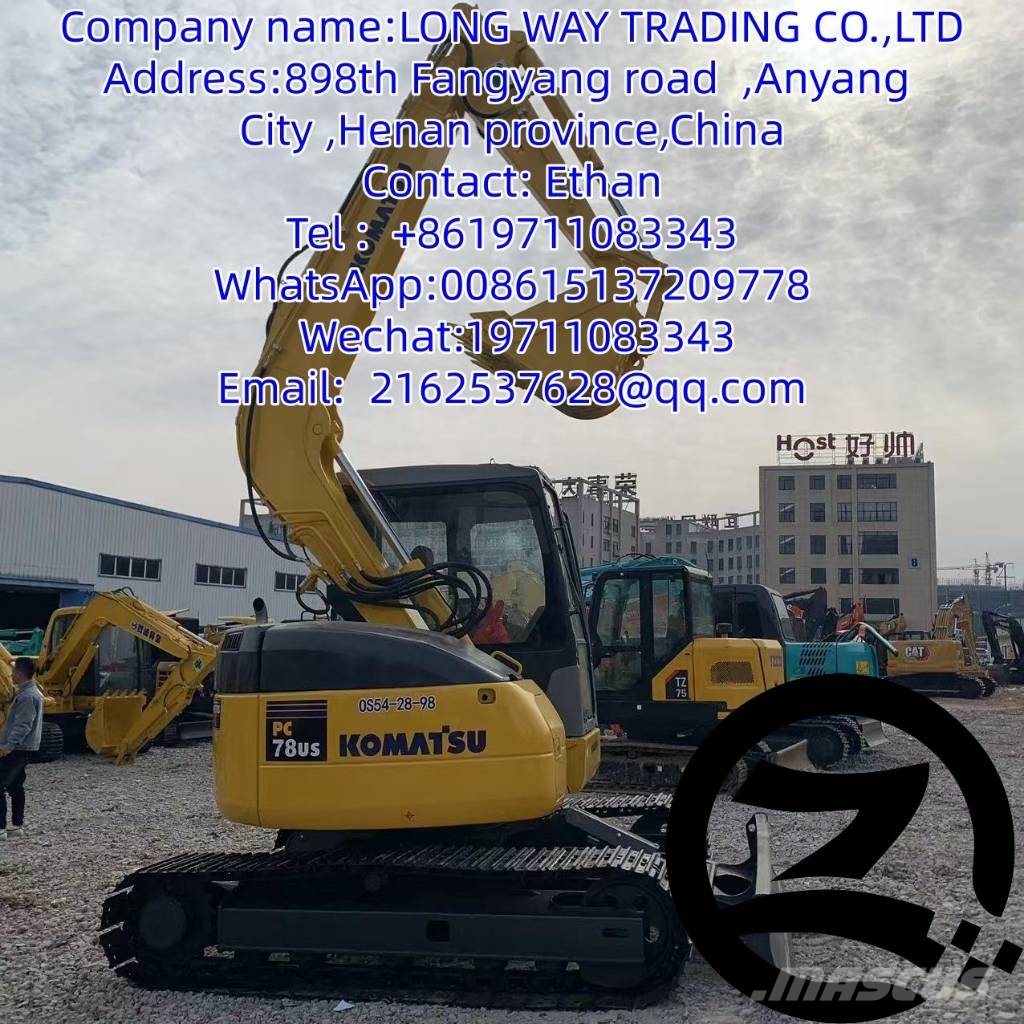 Komatsu PC78 Vikšriniai ekskavatoriai