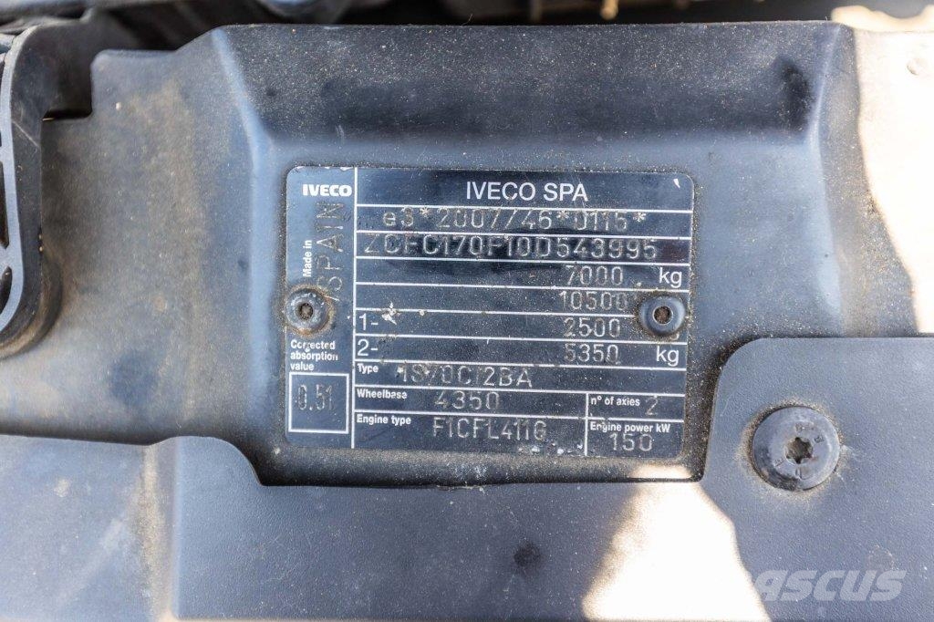 Iveco DAILY 70C210 - DANILIFT PDA 210V المنصات الهوائية المثبتة على شاحنة