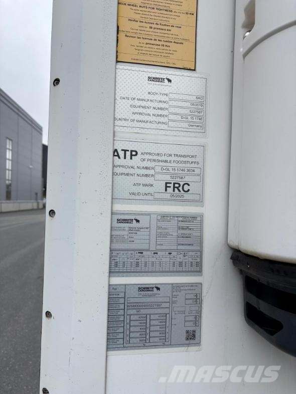 Schmitz Cargobull Trailer Reefer Flower Width & Dual Temp & Double S Temperature controlled semi-trailers