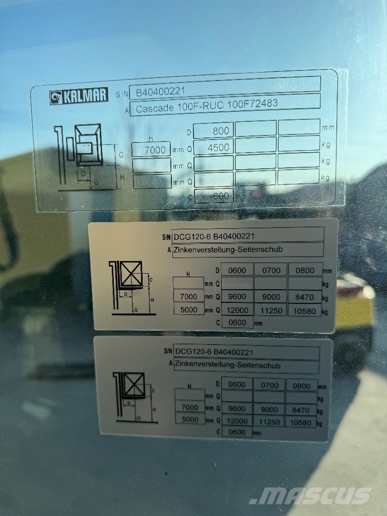 Kalmar DCG120-6 Dīzeļa autoiekrāvēji