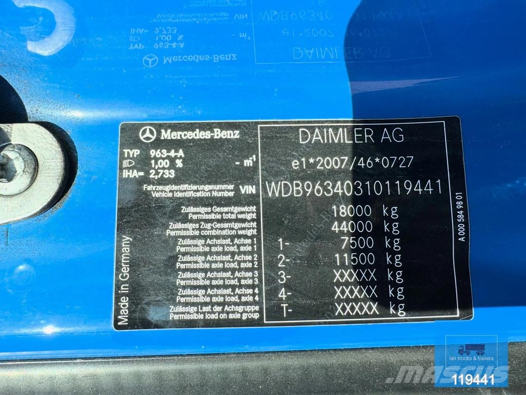 Mercedes-Benz Actros 1843 RETARDER | ADR FL EX/II EX/III AT | EU Sattelzugmaschinen