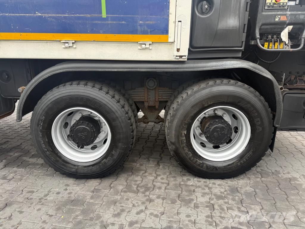DAF CF 85.430 8x4 + HIAB 600 E-9 HiPro – 9x hydraulisc Visurgājēji celtņi