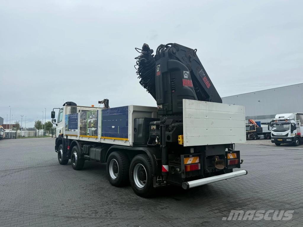 DAF CF 85.430 8x4 + HIAB 600 E-9 HiPro – 9x hydraulisc Visurgājēji celtņi