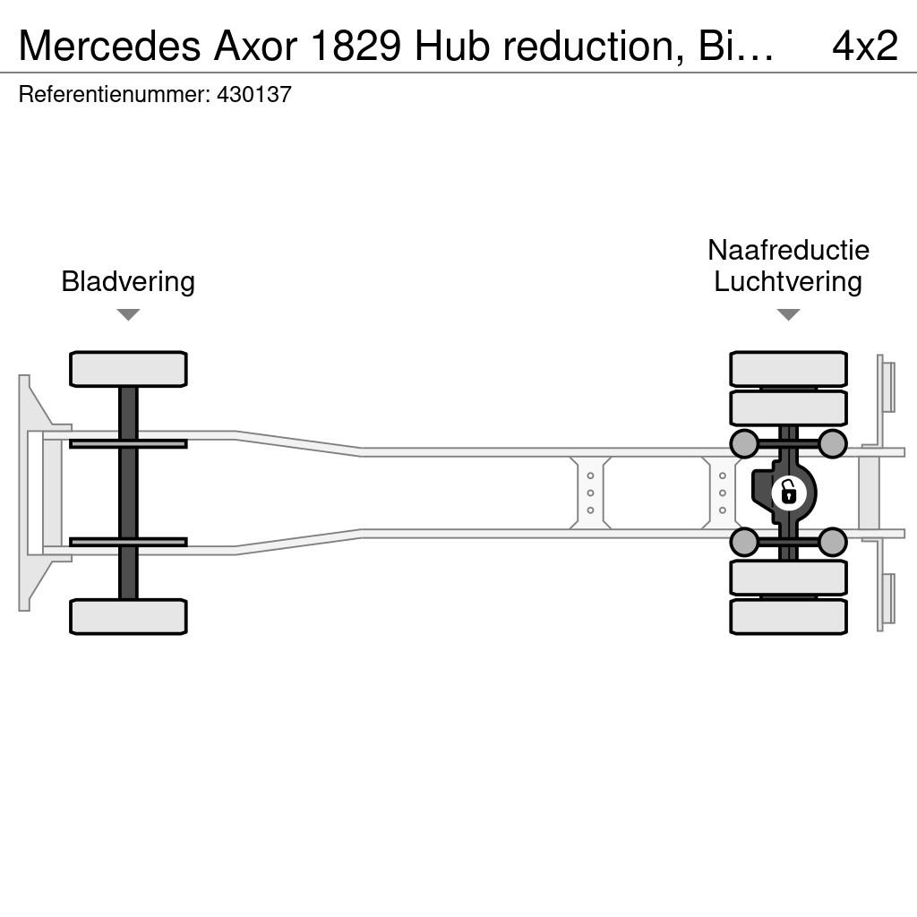 Mercedes-Benz Axor 1829 Hub reduction, BiBenne Kiper tovornjaki