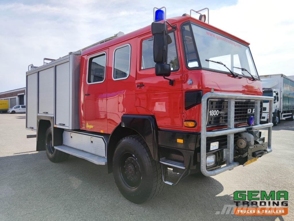 DAF FAV 1800 DHTD 360 4x4 Dubbel Cab (10 pers)  Ziegle شاحنات حريق