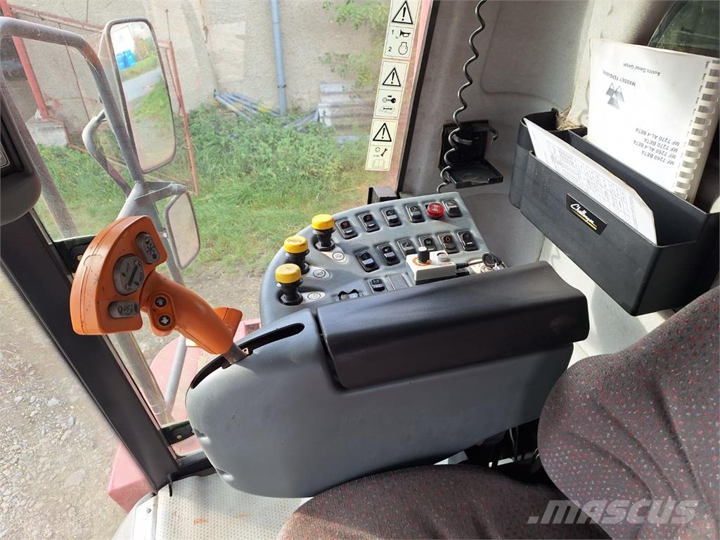 Massey Ferguson 7260 BETA + ŽACÍ LIŠTA + PRAVÝ ŘEPKOVÝ DĚLIČ Statyba - Kita