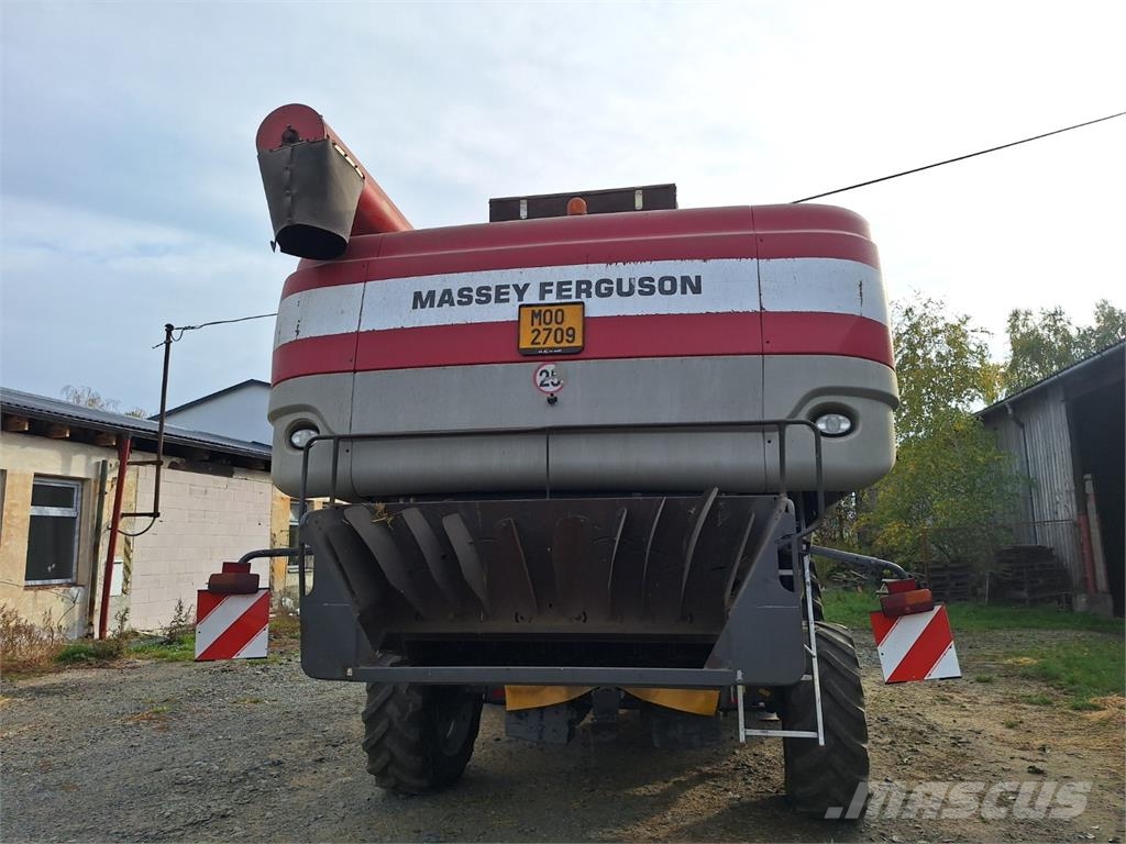 Massey Ferguson 7260 BETA + ŽACÍ LIŠTA + PRAVÝ ŘEPKOVÝ DĚLIČ Statyba - Kita