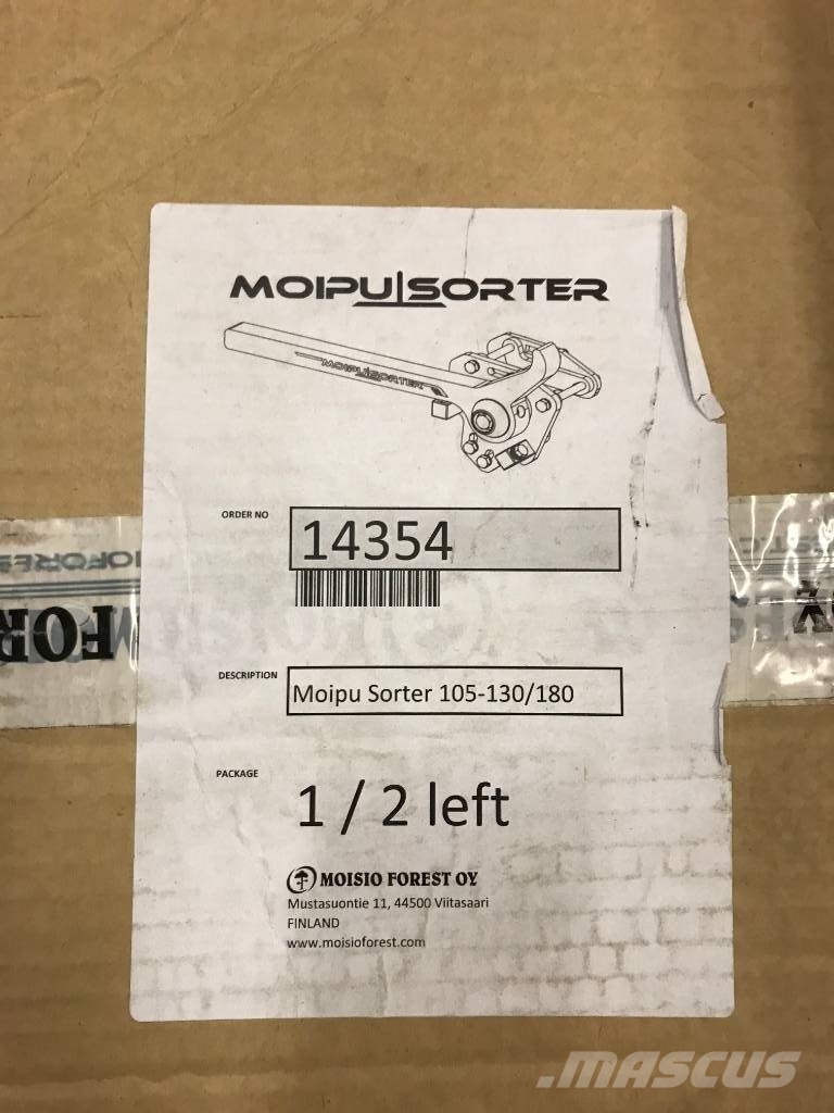 Moipu Sorter 105-130/180 (1110D, 1410D, Komatsu 840) 기타 구성품