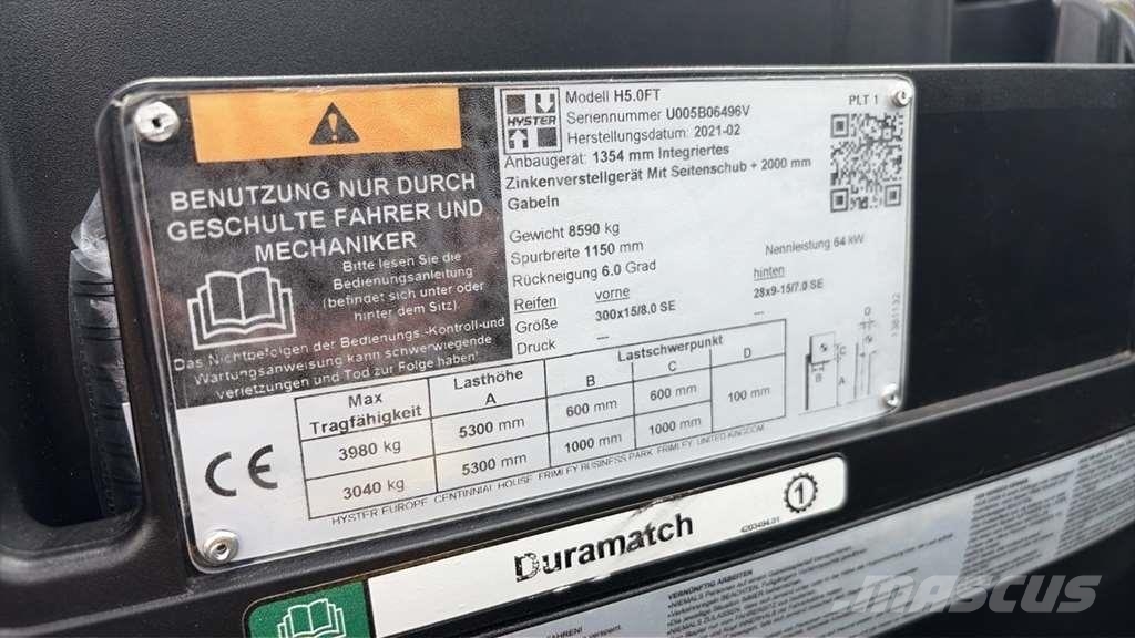 Hyster H5.0FT LPG Інше