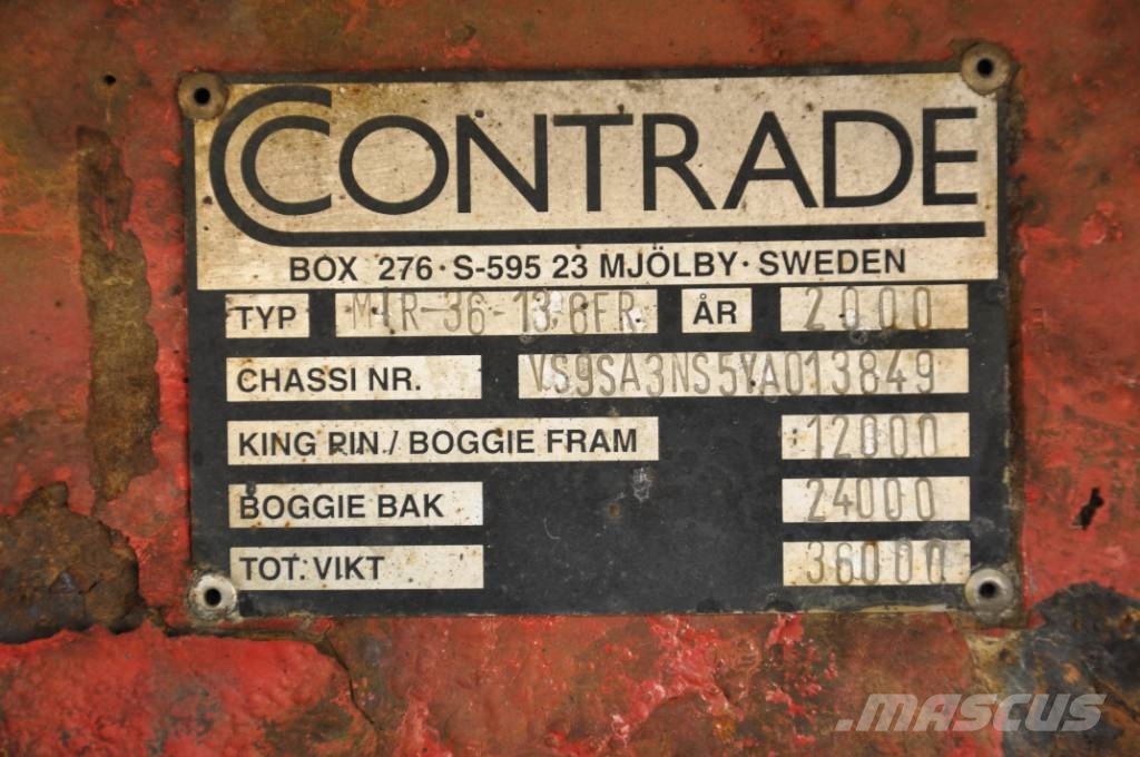 Contrade MIR3-36-13.6FR Chladírenské návěsy