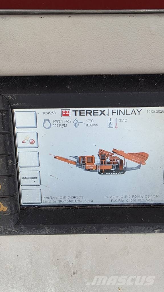 Terex Finlay C1540P prescreen الكسارات المتنقلة