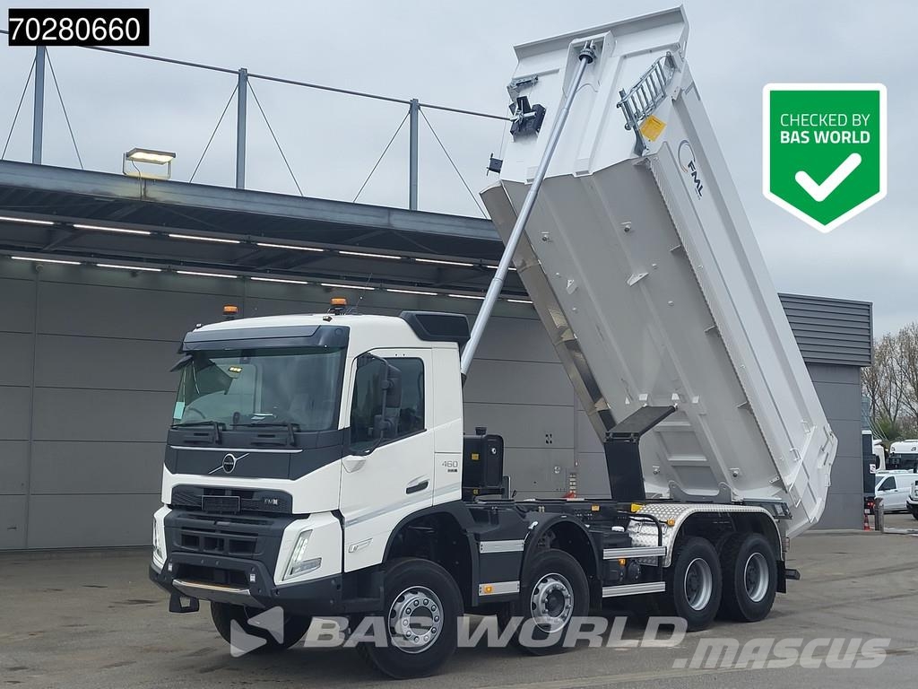 Volvo FMX 460 8X6 19m3 KH-Kipper VEB LED Big-axle Steels شاحنات قلابة
