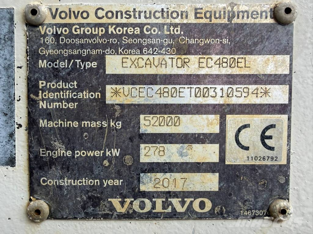 Volvo EC 480 E L Excavadoras de cadenas