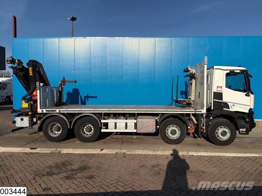 Renault C 430 8x4, EURO 6, Palfinger, Remote Camiones de cama baja