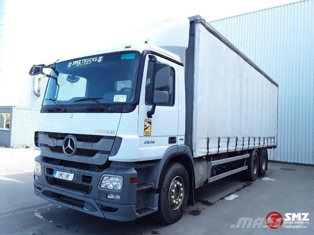 Mercedes-Benz Actros 2636 Camiones de caja de lona