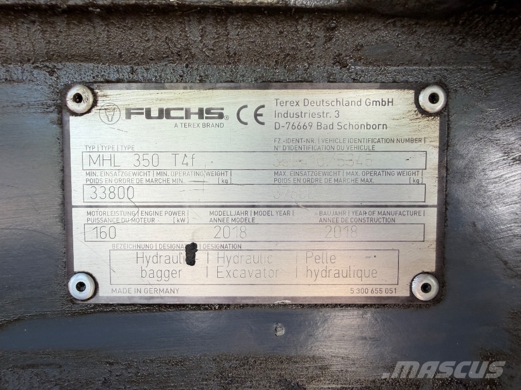 Fuchs MHL 350 Waste / industry handlers