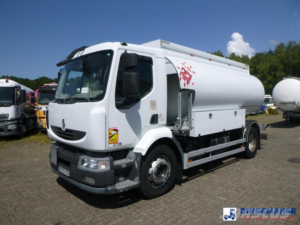 Renault Midlum 270 4x2 fuel tank 13.7 m3 / 4 comp Tanker trucks