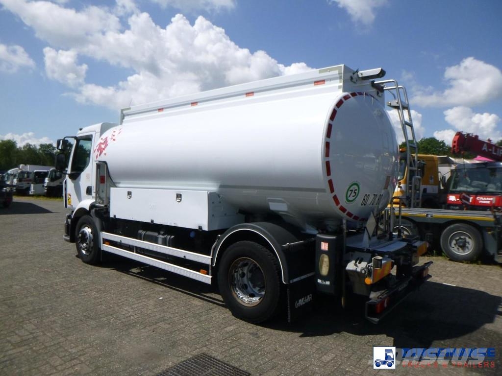 Renault Midlum 270 4x2 fuel tank 13.7 m3 / 4 comp Tanker trucks