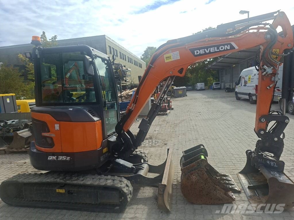 Doosan Kurzheckbagger DX 35 Z-7 Kāpurķēžu ekskavatori