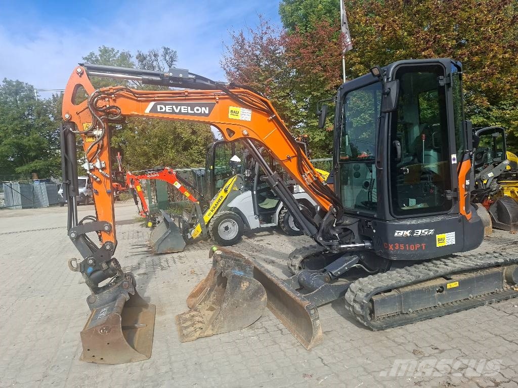 Doosan Kurzheckbagger DX 35 Z-7 Kāpurķēžu ekskavatori