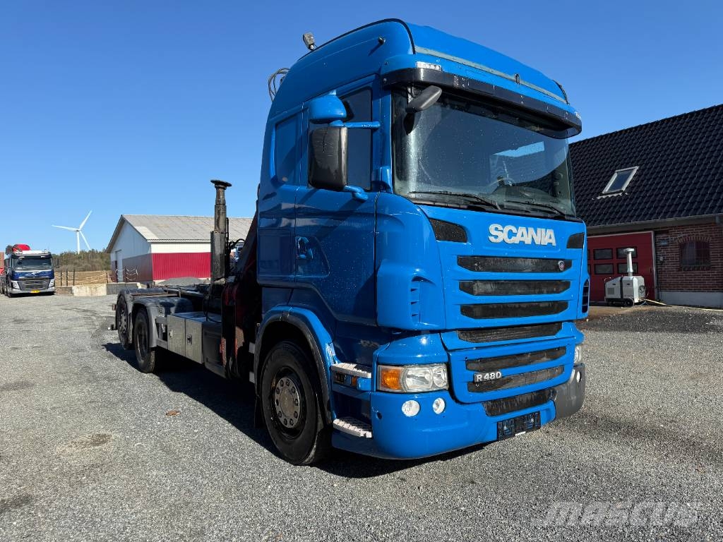 Scania R480 6x2 شاحنات الرافعات