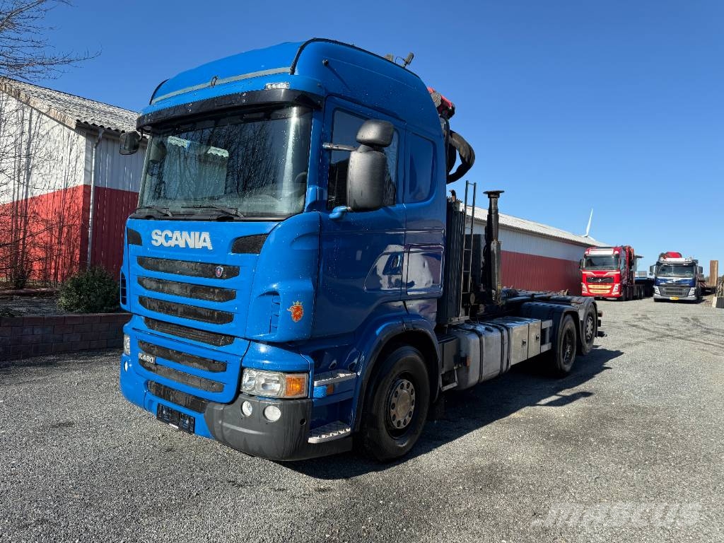 Scania R480 6x2 شاحنات الرافعات