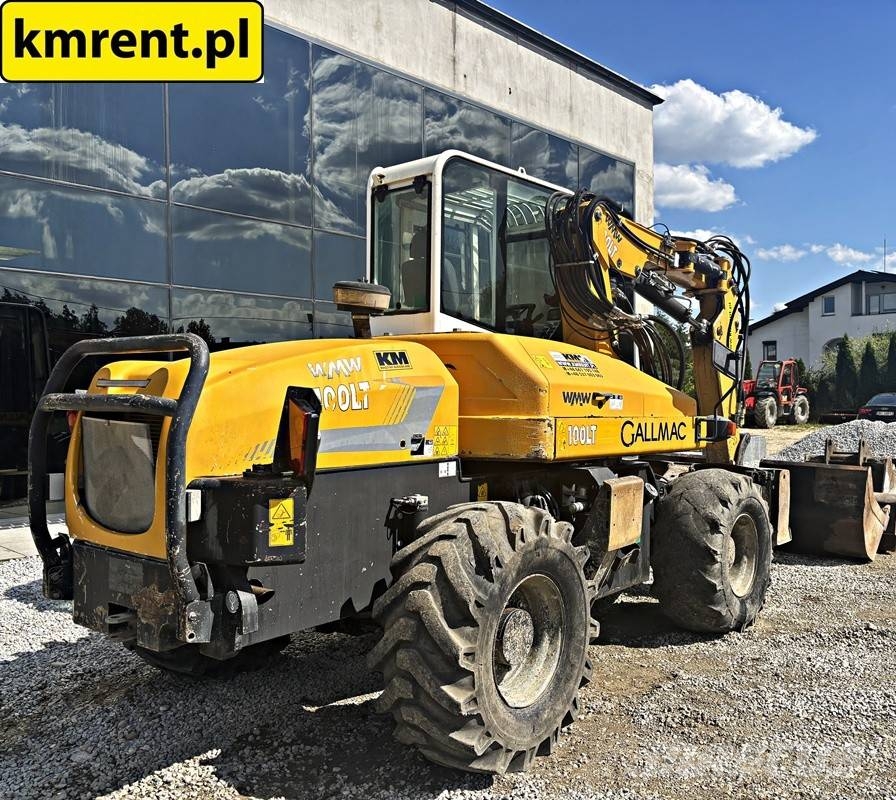 Gallmac WMW 100 LT KOPARKA KOŁOWA 2009R | KOMATSU PW 98, 1 Escavadoras de rodas