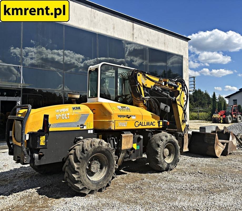 Gallmac WMW 100 LT KOPARKA KOŁOWA 2009R | KOMATSU PW 98, 1 Escavadoras de rodas
