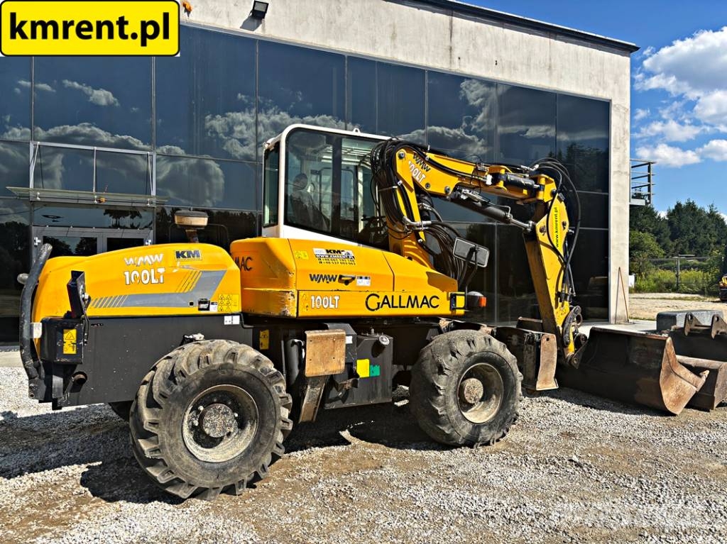 Gallmac WMW 100 LT KOPARKA KOŁOWA 2009R | KOMATSU PW 98, 1 Escavadoras de rodas