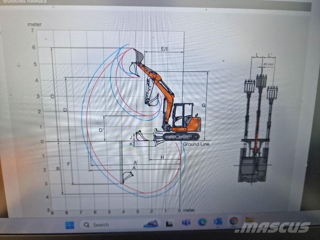 Hitachi ZX65USB-6 Міні-екскаватори < 7т