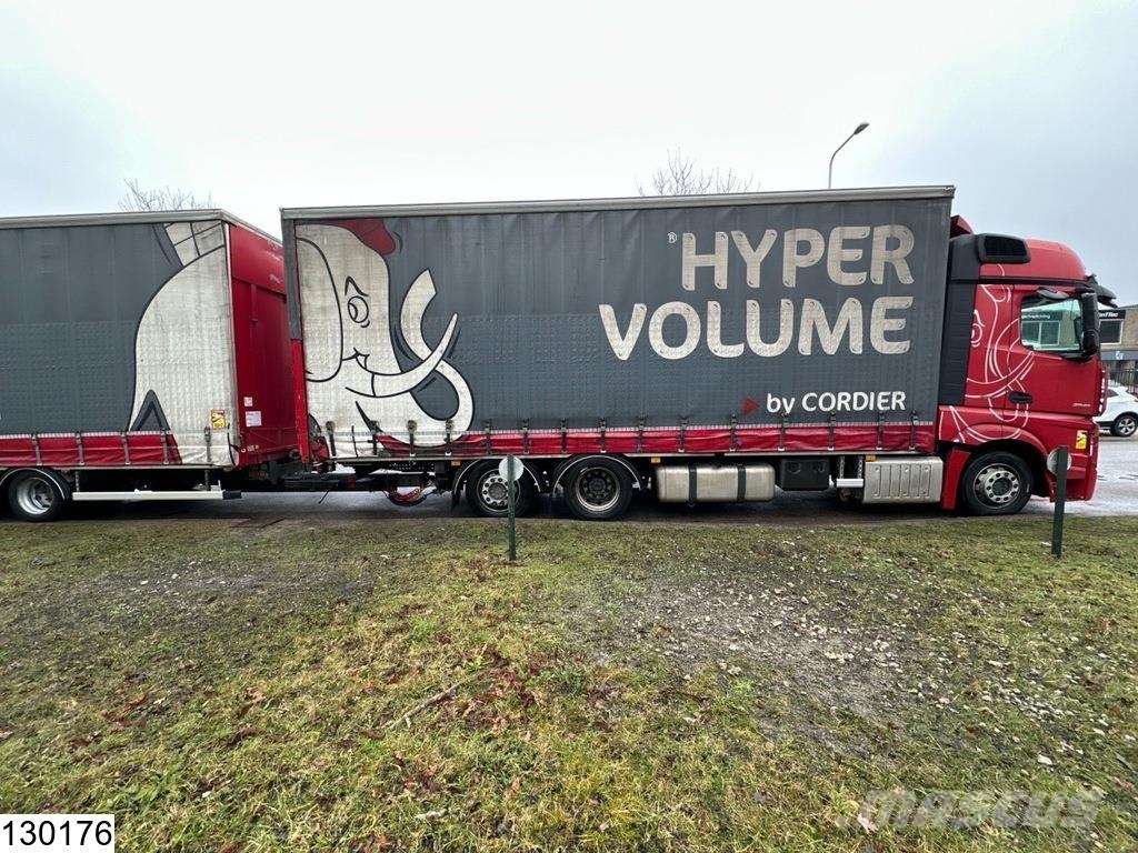 Mercedes-Benz Actros 2548 6x2, EURO 6, Lift roof, Combi 커튼사이더 트럭